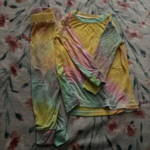 Carter's Pastel Tie-Dye Pajama Set